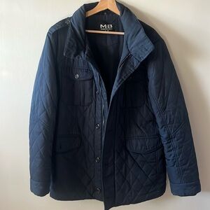 Massimo Boni, 18. Men’s Navy Winter Coat, Size 52